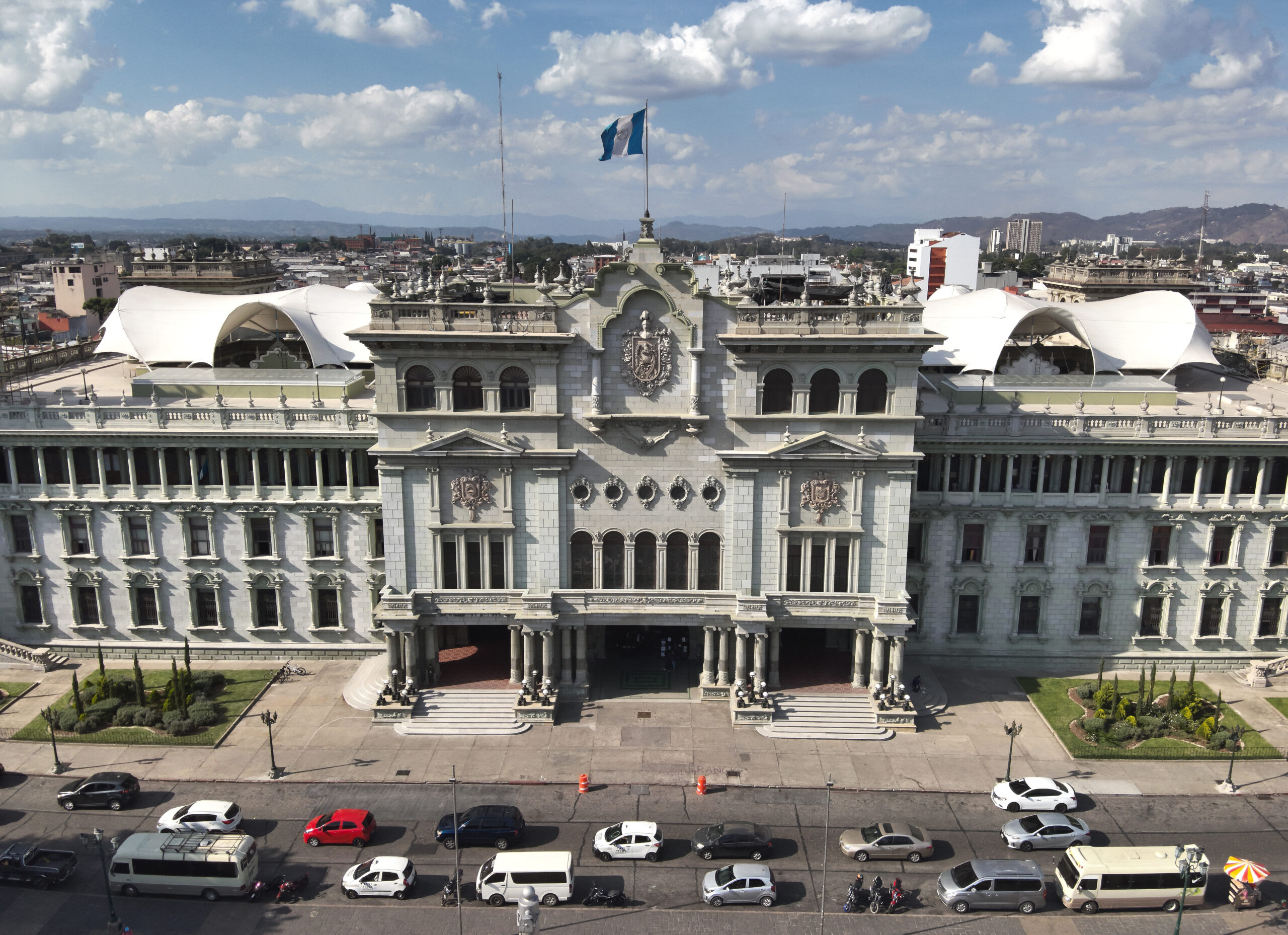 Vista aérea del Palacio Nacional de la Cultura