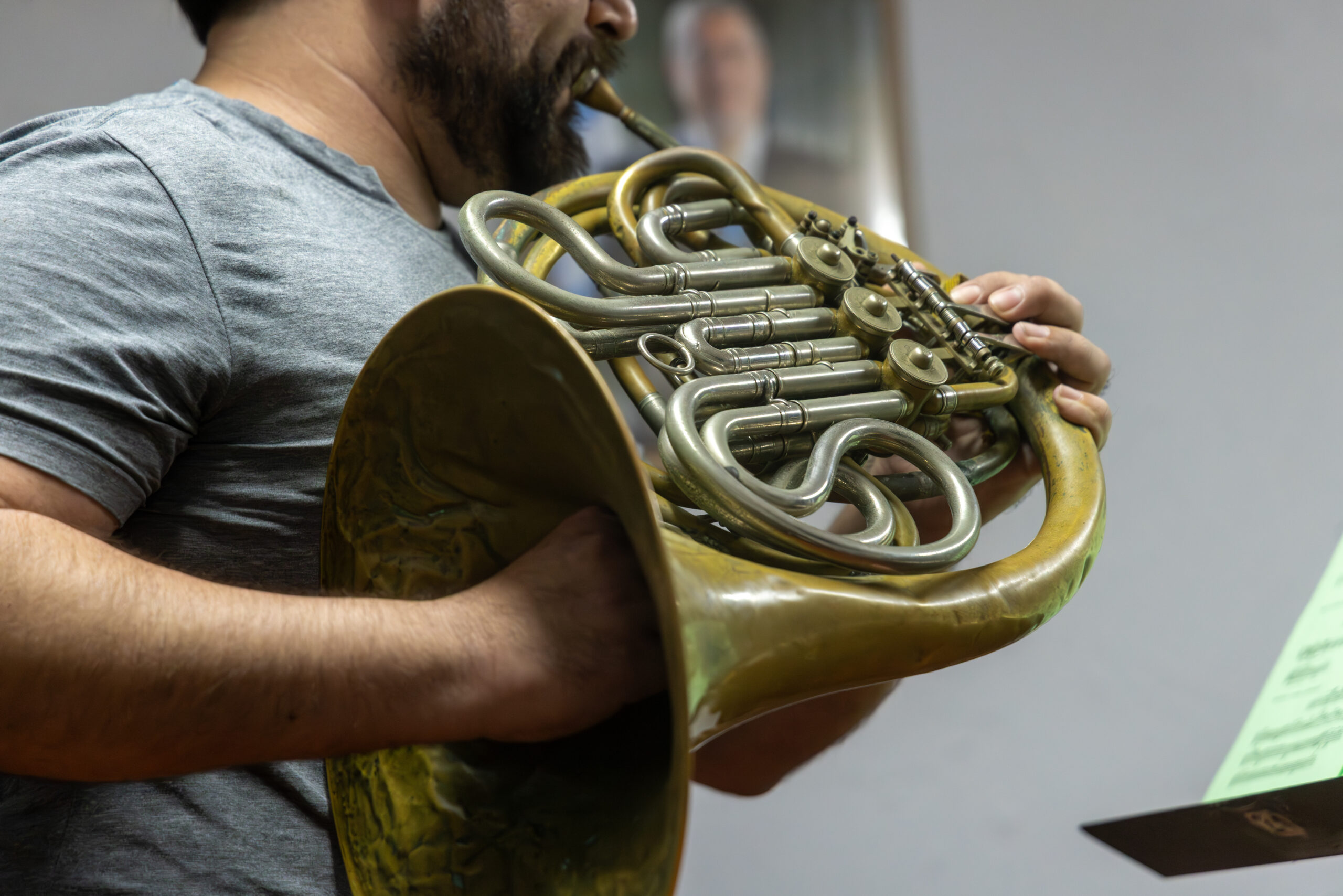 Detalle de un trombón