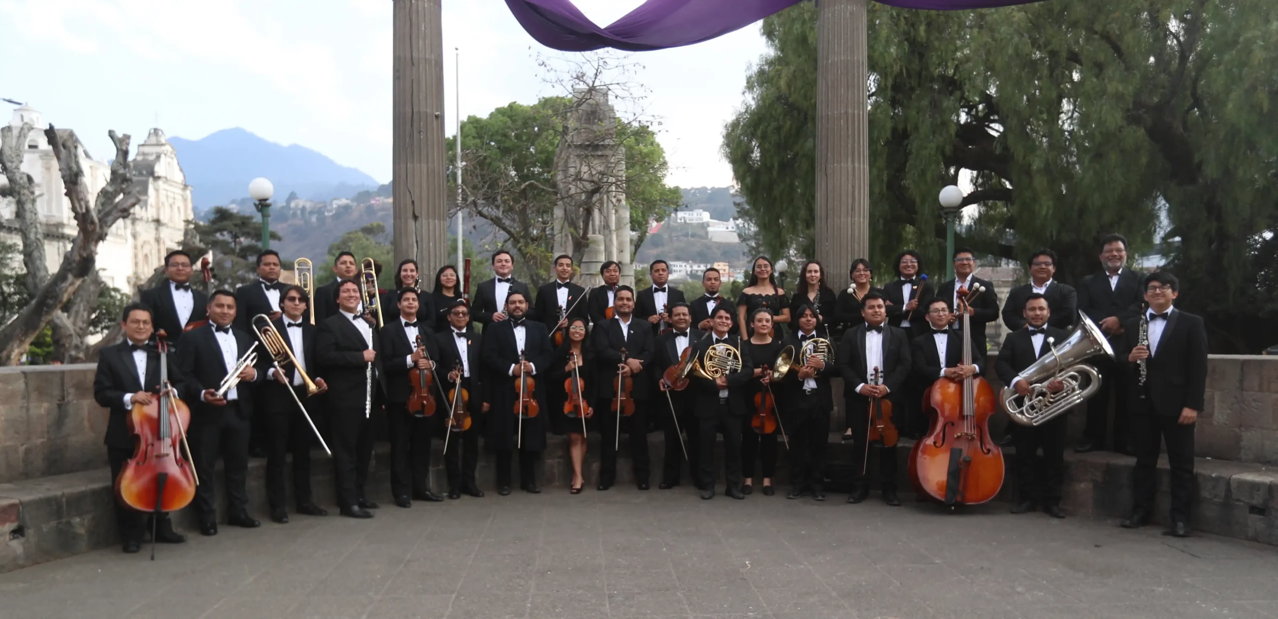 Integrantes de la Orquesta Sinfónica Regional de Occidente